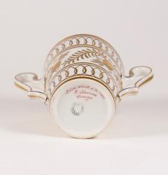  Limoges Limoges Porcelain and Gilt Loving Cup Posy Vase - 1023924