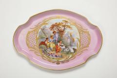  Limoges Paris Pink Porcelain Tray - 2160747