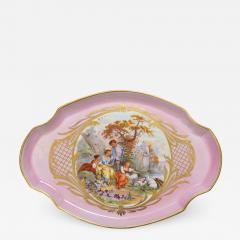  Limoges Paris Pink Porcelain Tray - 2162465