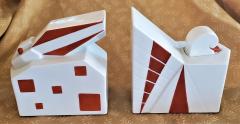  Limoges Rare Pair of French Elite Limoges Art Deco Bookends - 1795591