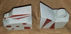  Limoges Rare Pair of French Elite Limoges Art Deco Bookends - 1795595