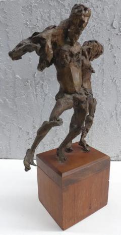  Linda Goodman Linda Goodman Brutalist Bronze Figurative Sculpture - 3545191