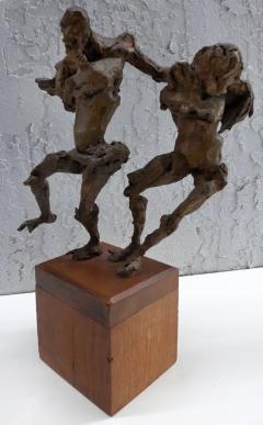  Linda Goodman Linda Goodman Brutalist Bronze Figurative Sculpture - 3545277