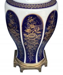  Lindner A Good Pair Of Lindner Bavaria Porcelain Ginger Jar Table Lamps - 3228968