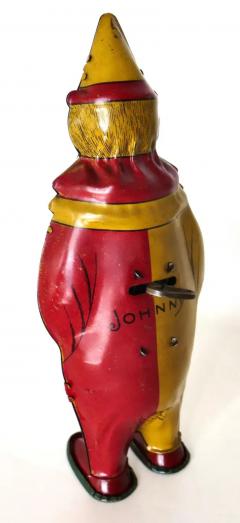  Lindstrom Tool Toy Company 1 Vintage Toy Wind Up Johnny The Dancing Clown by Lindstrom Toy Co Circa 1930 - 3513366