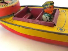  Lindstrom Tool Toy Company 1 Vintage Toy Wind Up Speed Boat with Driver by Lindstrom Toy Co American 1933 - 3630872