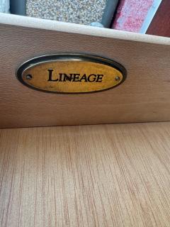  Lineage Pair of three drawer Empire Style commodes by Lineage - 4306797