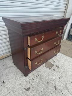  Lineage Pair of three drawer Empire Style commodes by Lineage - 4306798