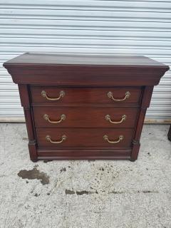  Lineage Pair of three drawer Empire Style commodes by Lineage - 4306800