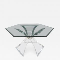  Lion in Frost Hexagon Lucite Dining Table by Lion in Frost - 897837