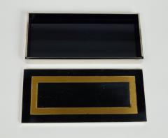  Liwan s OA 34 elegant italian chrome and brass box by Liwans - 753702