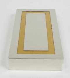  Liwan s OA 34 elegant italian chrome and brass box by Liwans - 753704