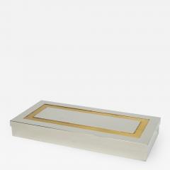  Liwan s OA 34 elegant italian chrome and brass box by Liwans - 754013