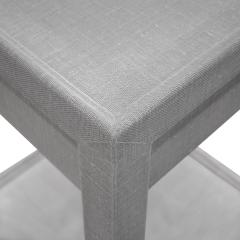  Lobel Originals Lobel Originals Bedside Side Table in Lacquered Linen 2025 Signed  - 4227741