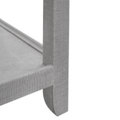  Lobel Originals Lobel Originals Bedside Side Table in Lacquered Linen 2025 Signed  - 4227743