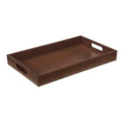  Lobel Originals Lobel Originals Rectangular Tray in Embossed Alligator Leather New - 2688082