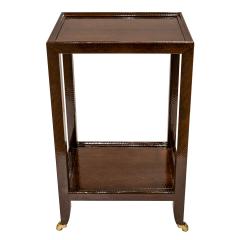  Lobel Originals Lobel Originals Telephone Table in Brown Cobra Skin 2024 Made to Order - 3444756