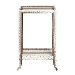  Lobel Originals Lobel Originals Telephone Table in Snake Skin 2022 Signed  - 4288847