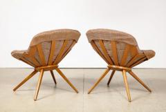  Lodovico Meneghetti Giotto Stoppino Vittorio Gregotti Rare Pair of Chairs by Vittorio Gregotti Lodovico Meneghetti Giotto Stoppino - 2333769