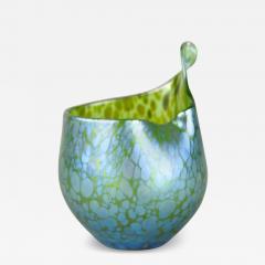  Loetz 20th Century Iriscident Loetz Witwe Glass Vase Creta Papillon Bohemia ca 1902 - 4575180
