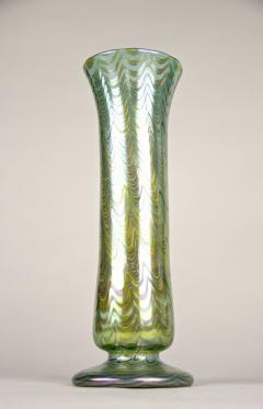  Loetz Art Nouveau Glass Vase by Loetz Phaenomen Genre 6893 Green Bohemia ca 1899 - 4280188