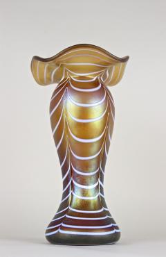  Loetz Art Nouveau Iridescent Glass Vase Attributed To Loetz Witwe Bohemia ca 1915 - 3428584