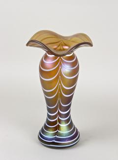  Loetz Art Nouveau Iridescent Glass Vase Attributed To Loetz Witwe Bohemia ca 1915 - 3428588