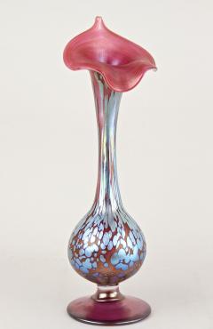  Loetz Art Nouveau Loetz Papillon Vase Jack In The Pulpit Iridescent CZ ca 1915 - 4327575