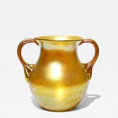  Loetz Loetz Silberiris Gold Handled Vase - 3160637