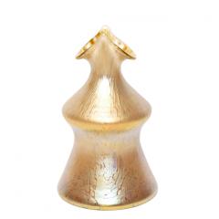  Loetz Loetz Style Oil Spot White Yellow Glass Vase - 4310791
