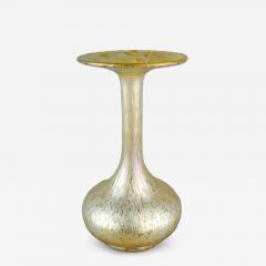  Loetz Loetz Vase Gold Violet Iridescent Glass Intricate Oil Spot Pattern - 4311269