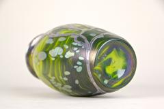 Loetz Loetz Witwe Glass Vase Cytisus Yellow with Silver Overlay CZ circa 1902 - 4139712