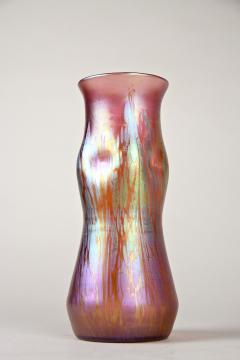 Loetz Loetz Witwe Glass Vase Decor Medici Pink Highly Iriscident Bohemia circa 1902 - 3595526