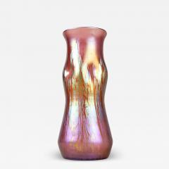 Loetz Loetz Witwe Glass Vase Decor Medici Pink Highly Iriscident Bohemia circa 1902 - 3600997