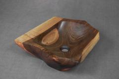  Logniture Banik Wooden Sink Carved From Piece of Walnut - 3287482