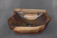  Logniture Banik Wooden Sink Carved From Piece of Walnut - 3287484