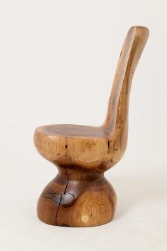  Logniture Chair Carved From Single Piece of Walnut Wood Log Furniture Logniture - 4599976
