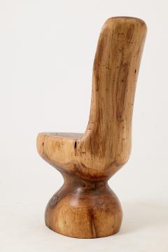  Logniture Chair Carved From Single Piece of Walnut Wood Log Furniture Logniture - 4599980
