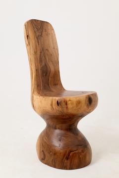 Logniture Chair Carved From Single Piece of Walnut Wood Log Furniture Logniture - 4599985