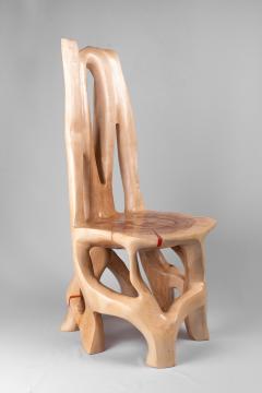  Logniture Chair Functional sculpture Carved From Single Piece of Wood - 3320076