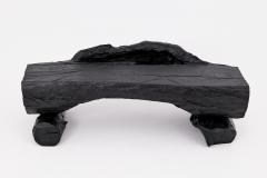  Logniture Charred Solid Wood Bench by Logniture Organic Modern Sculptural Seat - 4256842