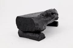  Logniture Charred Solid Wood Bench by Logniture Organic Modern Sculptural Seat - 4256845