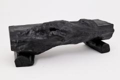  Logniture Charred Solid Wood Bench by Logniture Organic Modern Sculptural Seat - 4256847