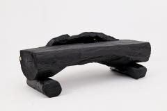  Logniture Charred Solid Wood Bench by Logniture Organic Modern Sculptural Seat - 4256851