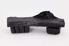  Logniture Charred Solid Wood Bench by Logniture Organic Modern Sculptural Seat - 4256855
