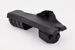  Logniture Charred Solid Wood Bench by Logniture Organic Modern Sculptural Seat - 4256857