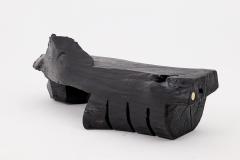  Logniture Charred Solid Wood Bench by Logniture Organic Modern Sculptural Seat - 4256860