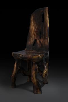  Logniture Daba Chair Functional Sculpture Carved From Single Piece of Wood - 3287177