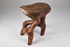  Logniture Domus Solid Wood Sculptural Side Table Original Contemporary Design Logniture - 3651899