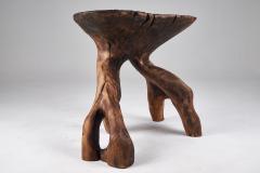  Logniture Domus Solid Wood Sculptural Side Table Original Contemporary Design Logniture - 3651906